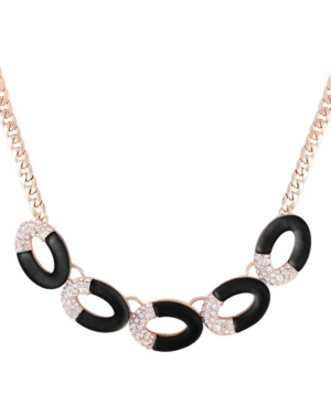 image of T Tahari Frosted Lucite Statement Necklace