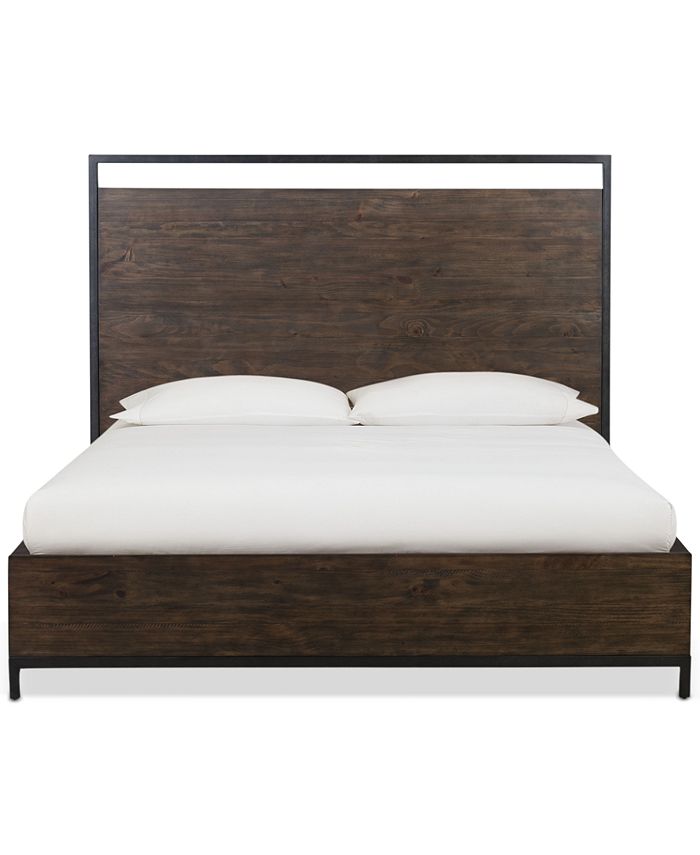 Furniture Gatlin Brown King Platform Storage Bed, Created for Macy's