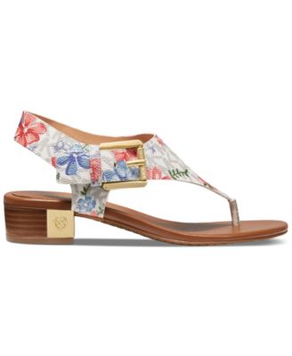 michael kors white sandals macys