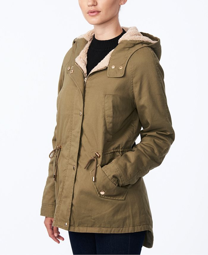 Collection B Juniors' Hooded Anorak Jacket, Created for Macy's - Macy's