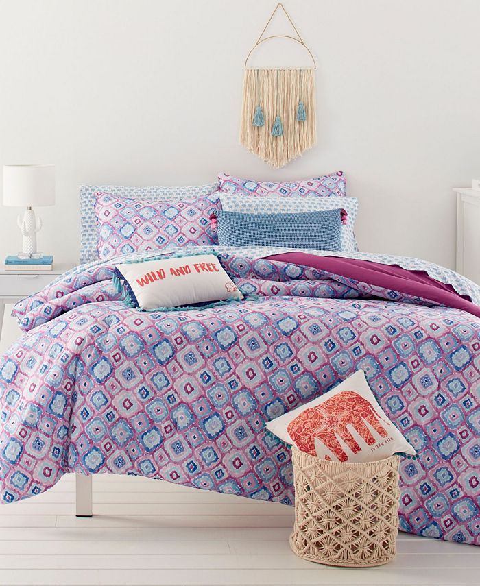 Ivory Ella CLOSEOUT! Leah Full Comforter Set Macy's
