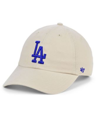 47 Brand Los Angeles Dodgers Charcoal Clean Up Cap - Macy's