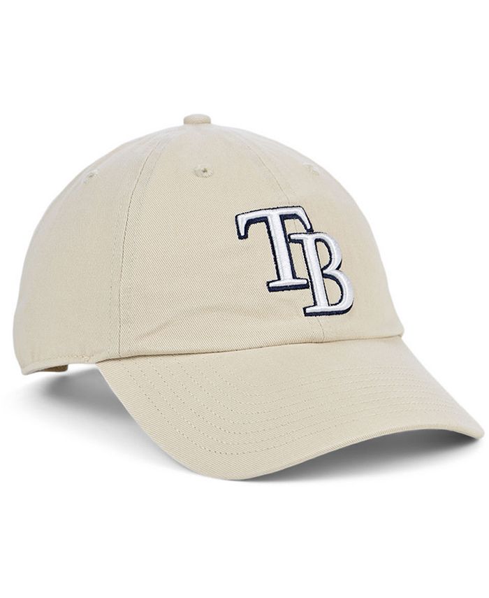 '47 Brand Tampa Bay Rays Clean Up Adjustable Hat - Navy Blue, Cotton, MLB Licensed