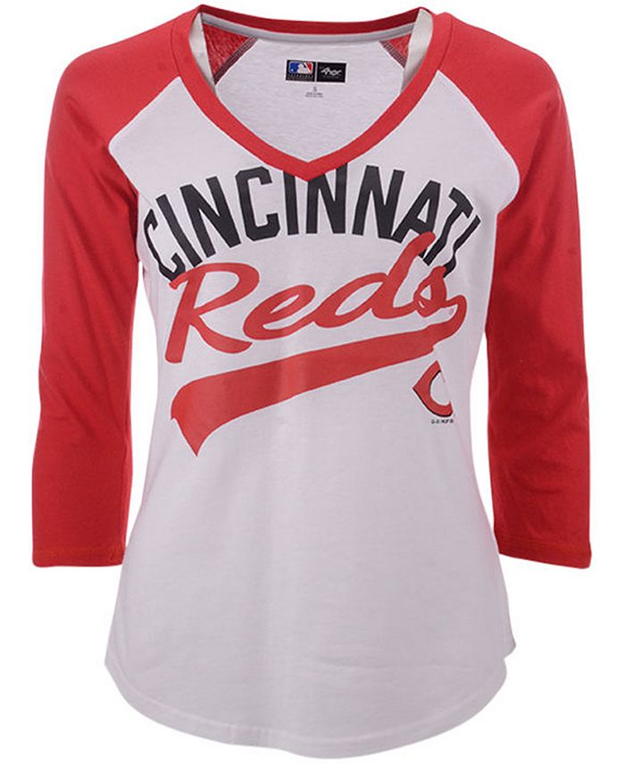 G-III Sports Women's Cleveland Indians It's a Game Raglan T-Shirt - Macy's