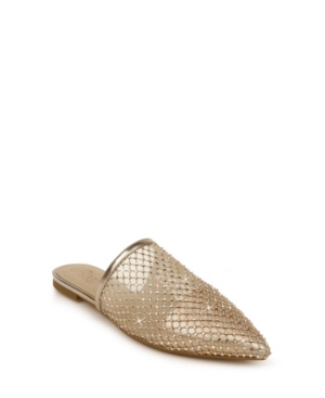 image of Jewel Badgley Mischka Women-s Fraser Ii Flat Sandal Women-s Shoes