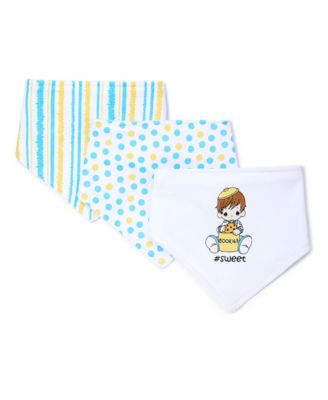Baby Boys and Girls 3 Piece Bibs Set