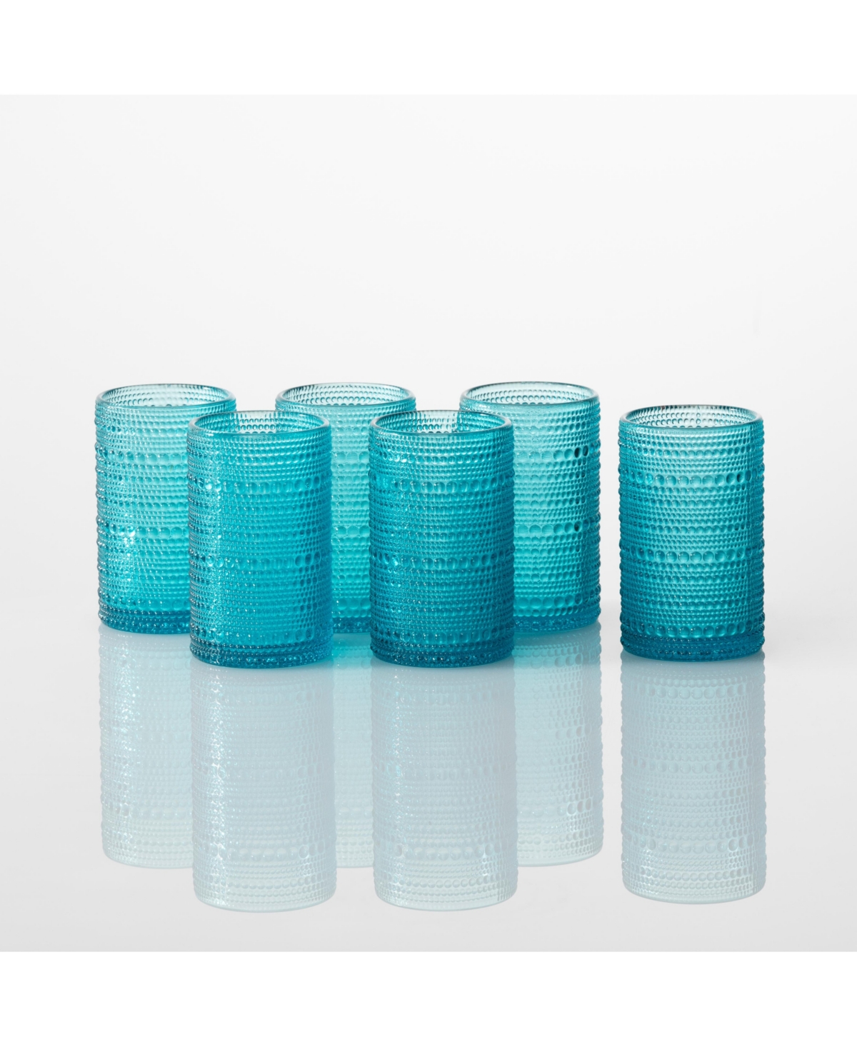 Fortessa Jupiter Ice Beverage Glasses, Set Of 6 In Storm