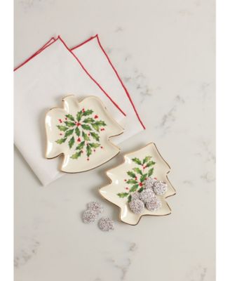 Hosting The Holidays Tree Plate