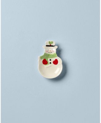 Lenox - Hosting The Holidays Snowman Spoon Rest