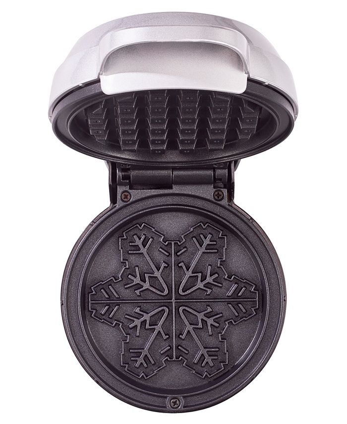 Bella Mini Waffle Maker, Snowflake Silver Macy's