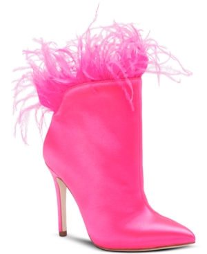 image of Jessica Simpson Prixey Feather Booties Women-s Shoes