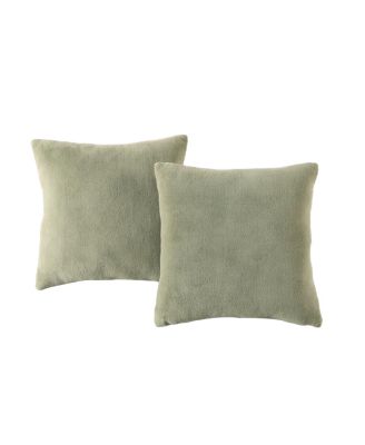 Photo 1 of MORGAN HOME Velvet 18" Square Decorative Pillow 2-Pack - Add luxuriously soft comfort to your room with these velvet decorative pillows.
Includes: 2 decorative pillows - Polyester