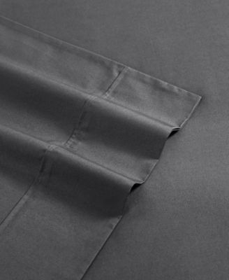 Solid Cotton Percale 4-Piece Sheet Set, Full