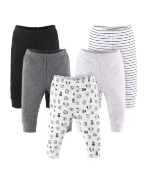 The Peanutshell Baby Boys Animals Pants Set Pack of 5