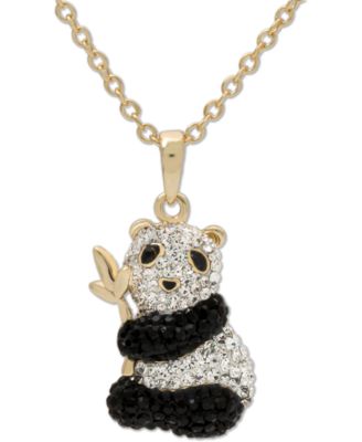 panda pendant gold