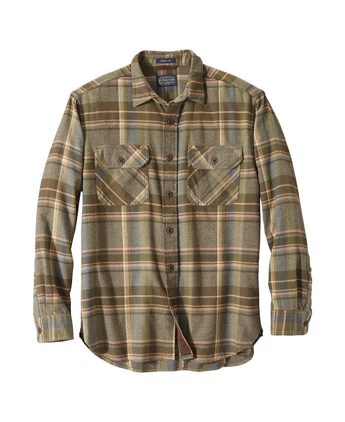 Pendleton Mens Burnside Flannel Shirt - Macy's