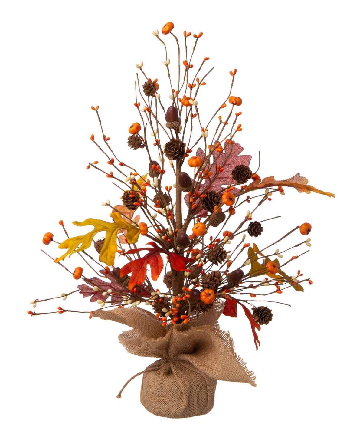 Glitzhome 20" Harvest Table Tree Decor In Multi