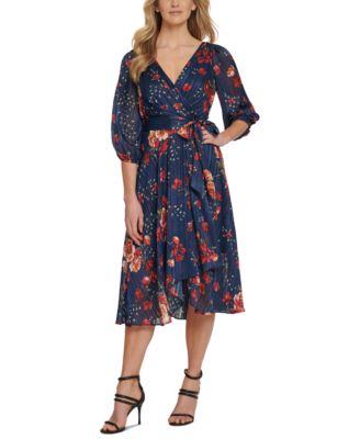 dkny balloon sleeve dress