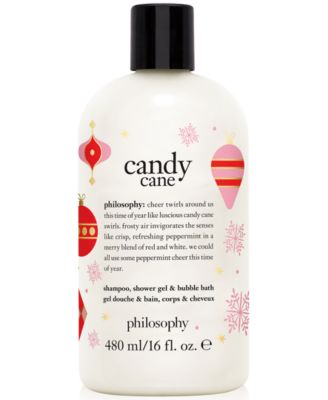 philosophy - Candy Cane Shampoo, Shower Gel & Bubble Bath, 16-oz.