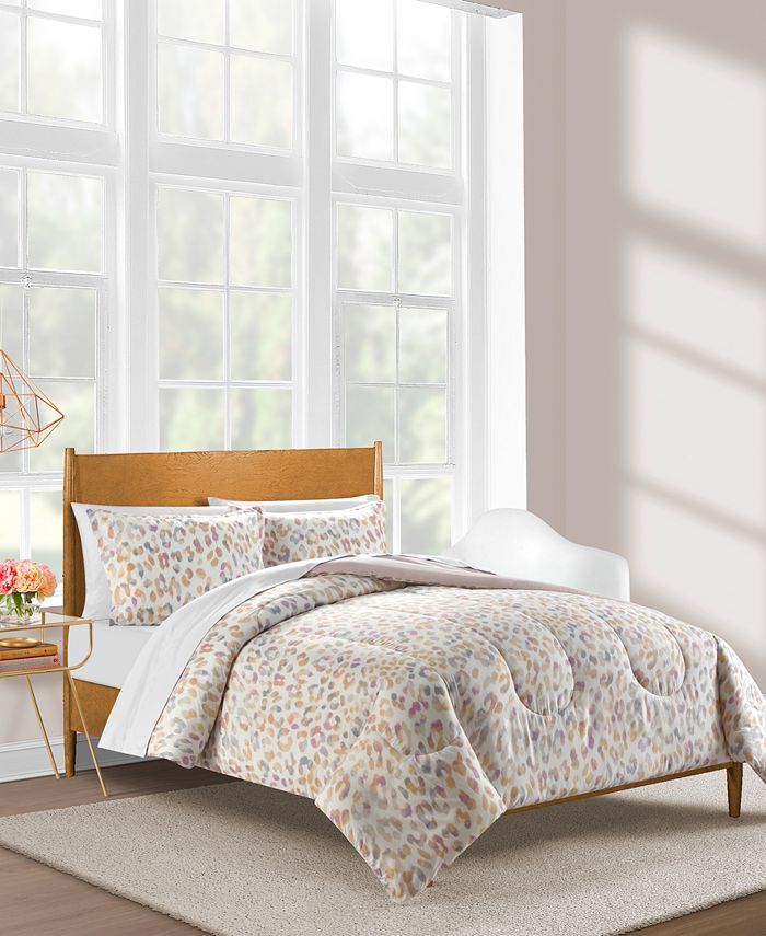 Cheetah queen comforter clearance set