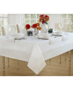 Villeroy & Boch New Wave Metallic Border Linen Tablecloth 70