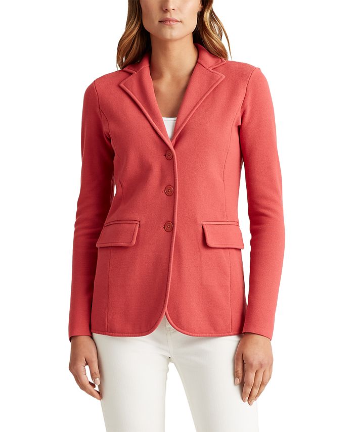 Lauren Ralph Lauren CottonBlend Blazer Macy's