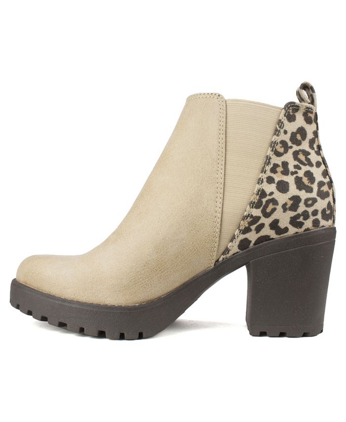 Seven dials marisah chelsea leopard bootie sales