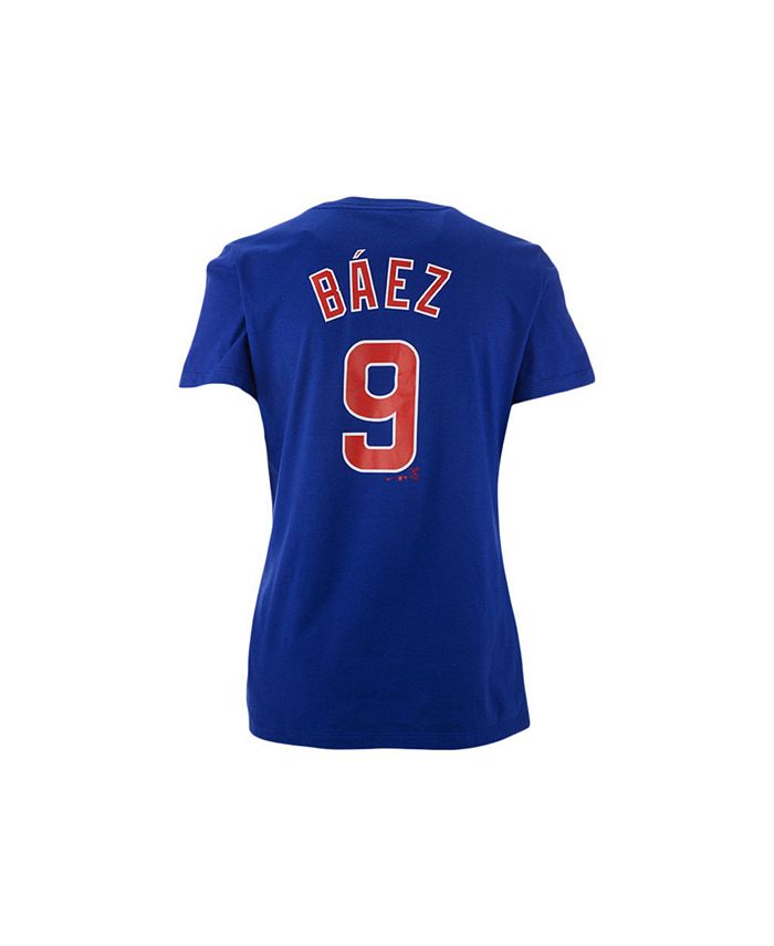 Nike Women's Chicago Cubs Javier Baez Player T-Shirt - Macy's