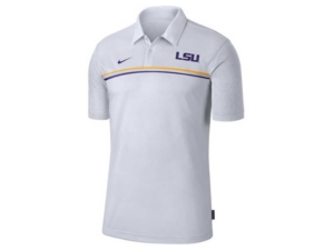 Nike Men's Lsu Tigers Sideline Coaches Polo