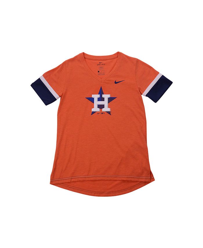 Nike Youth Houston Astros Girls V-Neck Hero T-Shirt - Macy's