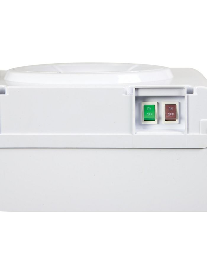 Igloo IWCTL352CHWH Hot & Cold Top Loading Water Dispenser, White Macy's