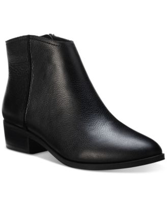 macy's black ankle boots