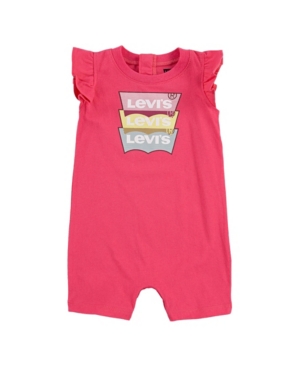Levi's Baby Girls Ruffle Sleeve Romper