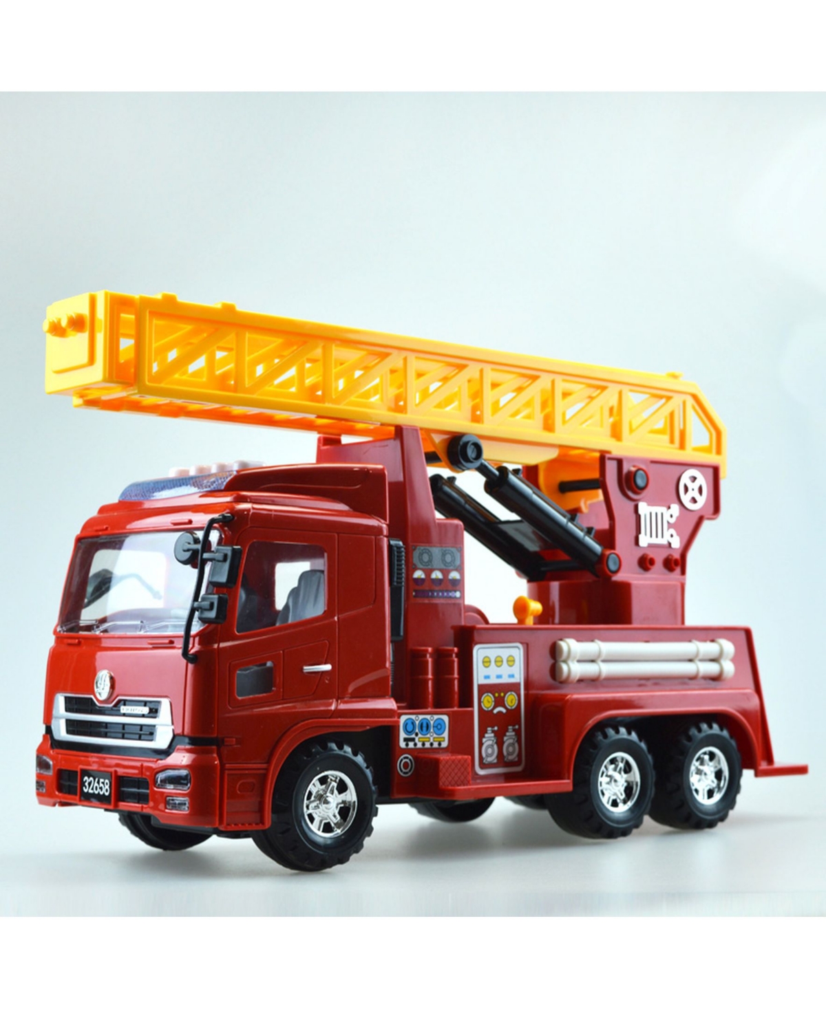 Shop Big Daddy Mag-genius  Large Fire Truck With Lights And Sound Toy In Multi