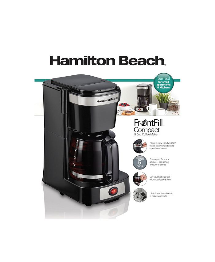 Hamilton Beach 5 Cup Compact Coffee Maker Macy