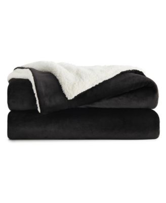 Dream Collection By Lucid Fleece Sherpa Blanket Bedding