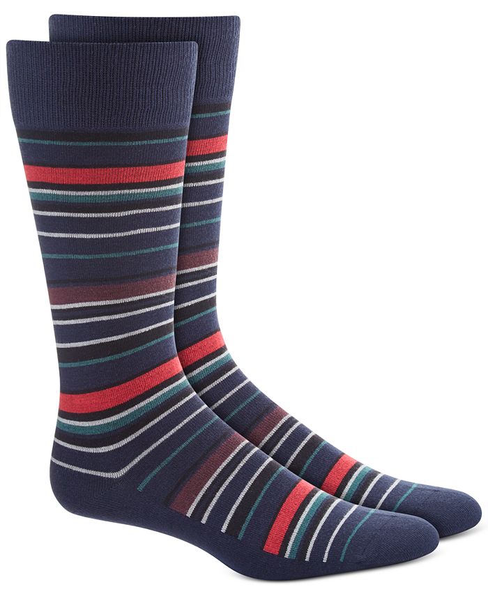 Alfani Men's Variegated Stripe Socks, Created for Macy's - Macy's
