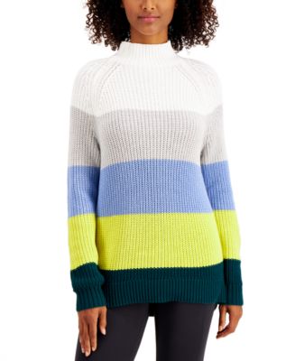 Style & Co Cotton Mock-Neck Sweater, Created for Macy's - Macy's