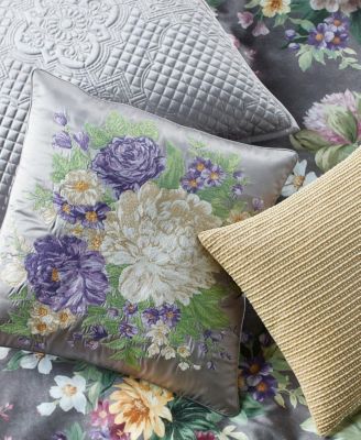 Hotel Collection Classic Grand Bouquet Decorative Pillow, 20" X 20 ...