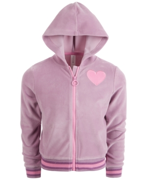 image of Ideology Toddler Girls Velour Full-Zip Hoodie, Created for Macy-s