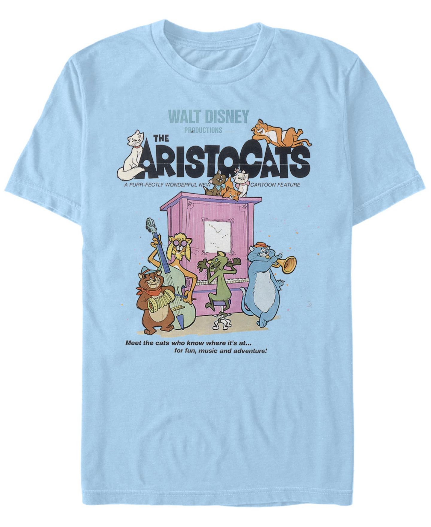 Мужская футболка Fifth Sun Classic Poster Short Sleeve, цвет: Синий — фото 1
