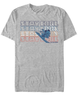 Fifth Sun Men's Ski Mickey Short Sleeve T-Shirt