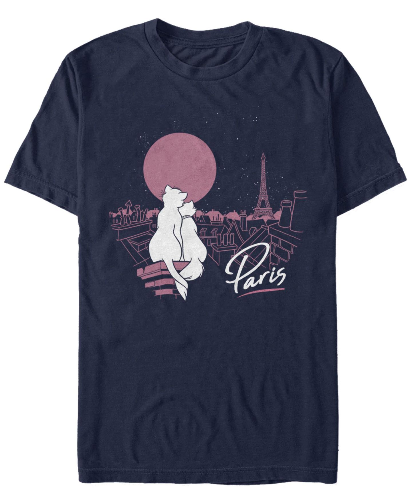 Мужская футболка Fifth Sun Together In Paris Short Sleeve, цвет: Тёмно-синий — фото 1