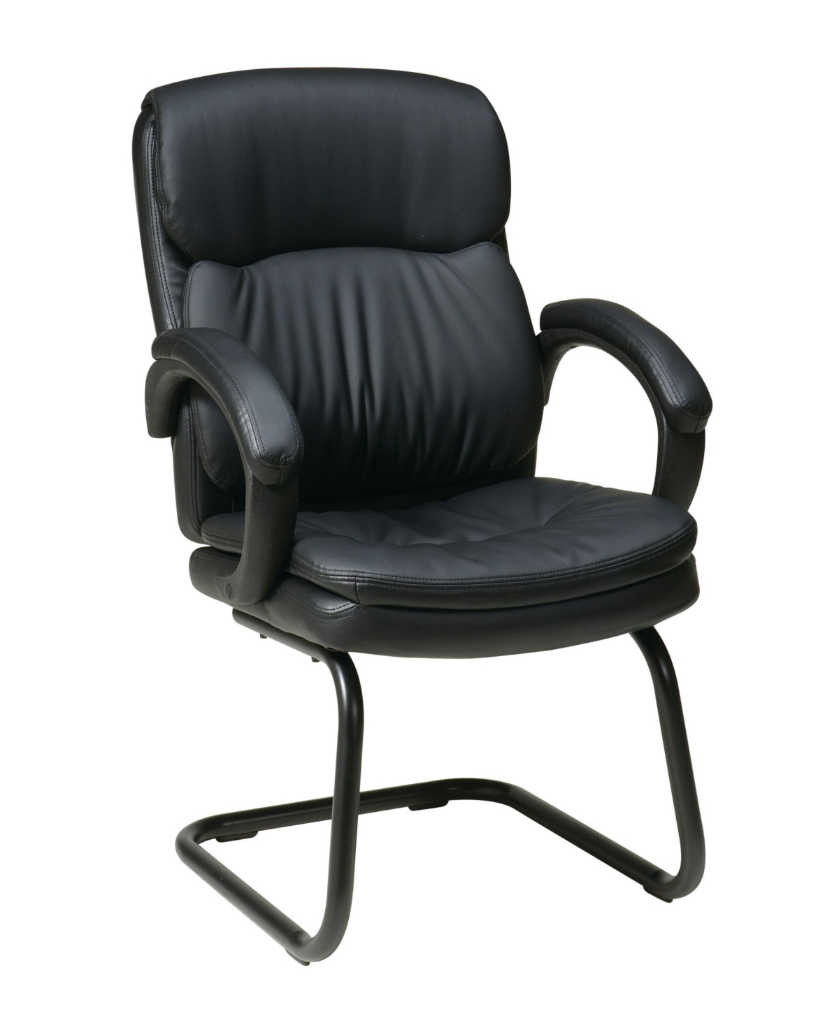 Osp Home Furnishings Bonded Leather Visitors Chair