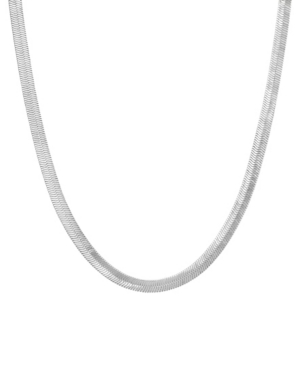 image of 2028 Silver-Tone Herringbone Chain 18