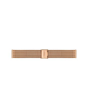 Tissot - Women's Swiss PR 100 Sport Chic T-Classic Rose Gold-Tone Stainless Steel Mesh Bracelet Watch 36mm