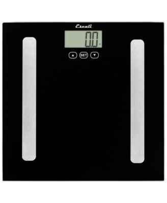 Glass Body Analyzing Bathroom Scale, 400lb