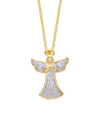 Macy's Diamond Accent Gold-plated Angel 