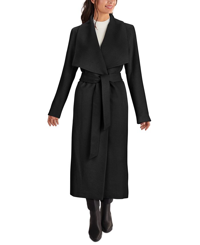 Cole Haan Maxi Belted Wrap Coat & Reviews - Coats & Jackets - Women ...