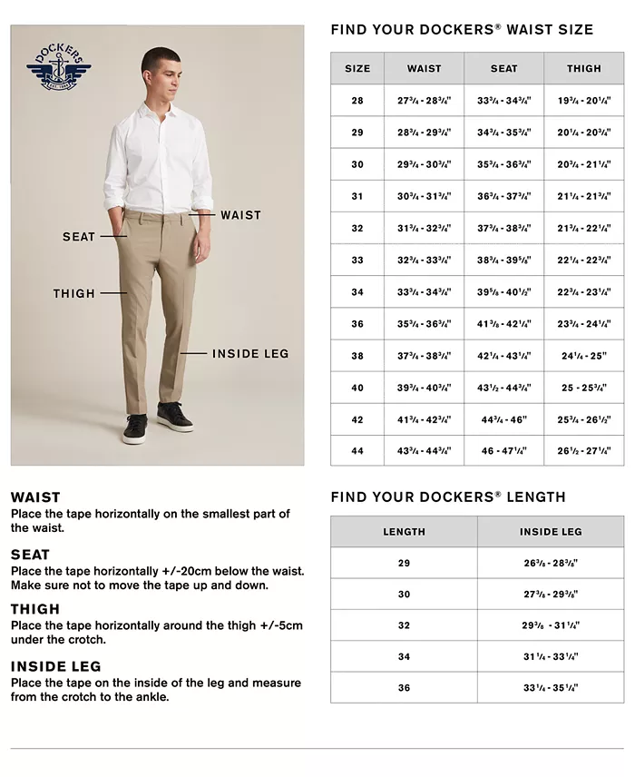 Men's Signature Slim Fit Iron Free Khaki Pants with Stain Defender - thumbnail 5